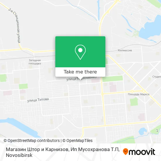 Магазин Штор и Карнизов, Ип Мусохранова Т.П map
