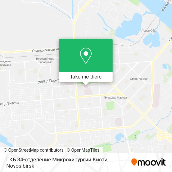 ГКБ 34-отделение Микрохирургии Кисти map