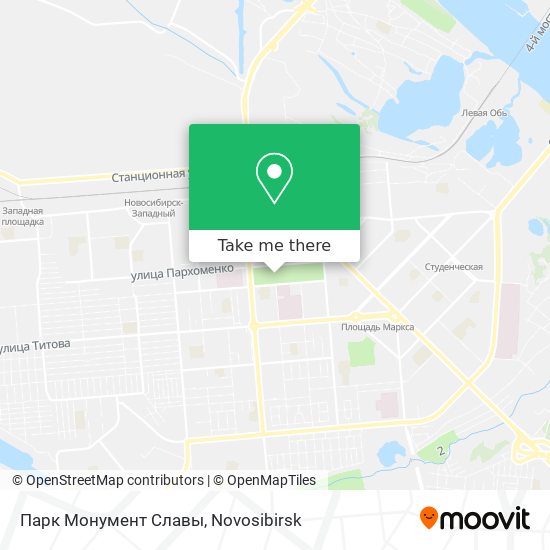 Парк Монумент Славы map