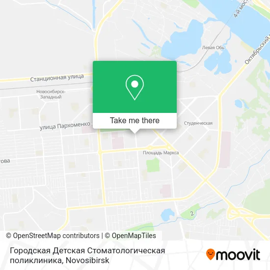 Городская Детская Стоматологическая поликлиника map
