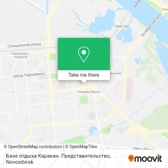 База отдыха Каракан. Представительство map