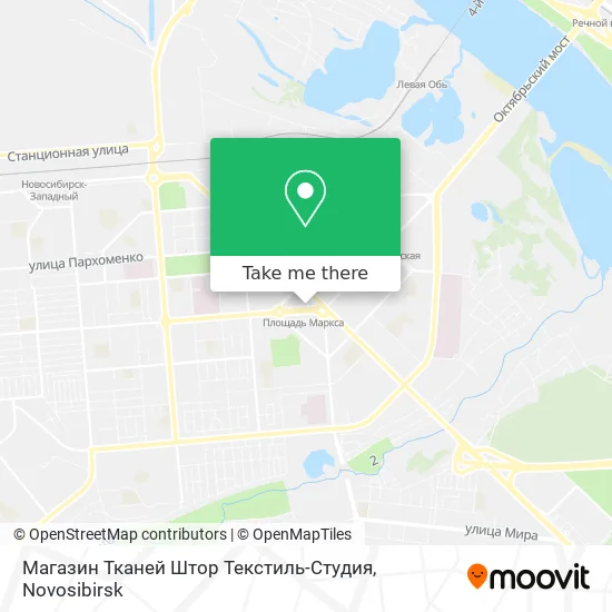 Магазин Тканей Штор Текстиль-Студия map