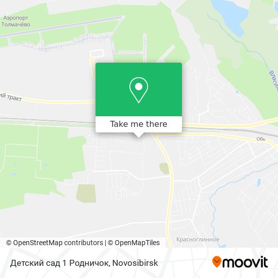 Детский сад 1 Родничок map