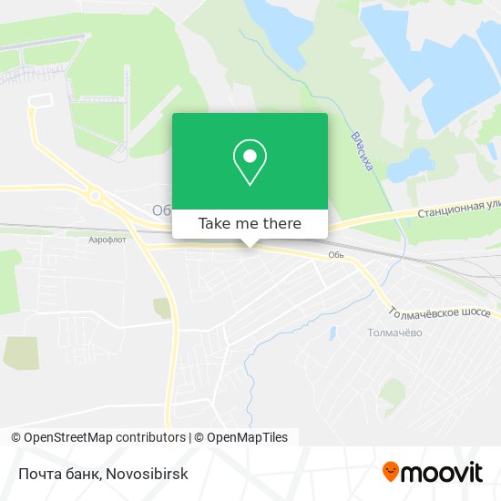 Почта банк map
