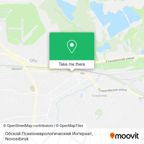 Обской Психоневрологический Интернат map