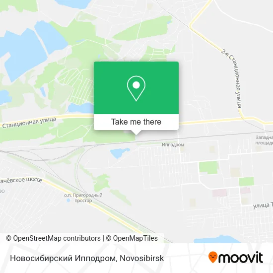 Новосибирский Ипподром map