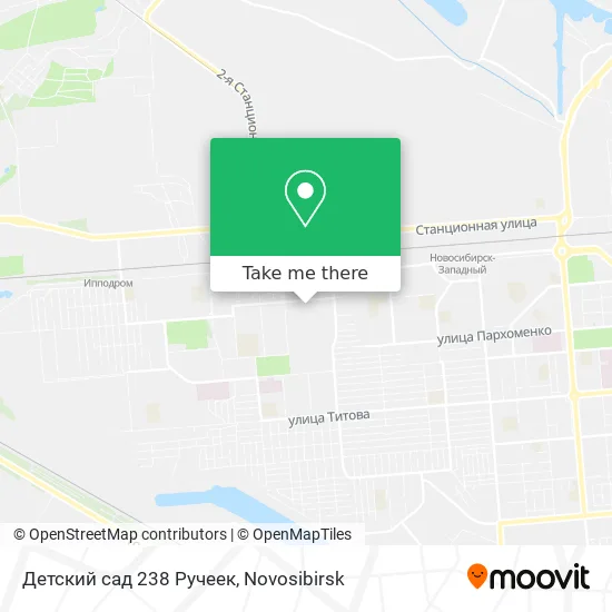 Детский сад 238 Ручеек map