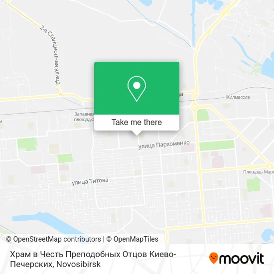 Храм в Честь Преподобных Отцов Киево-Печерских map