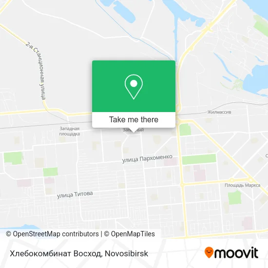 Хлебокомбинат Восход map