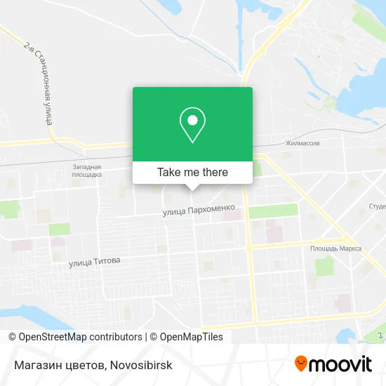 Магазин цветов map