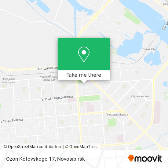 Ozon Kotovskogo 17 map