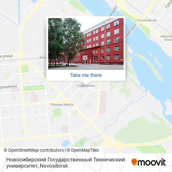 Новосибирский Государственный Технический университет map