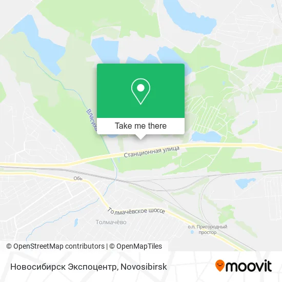 Новосибирск Экспоцентр map