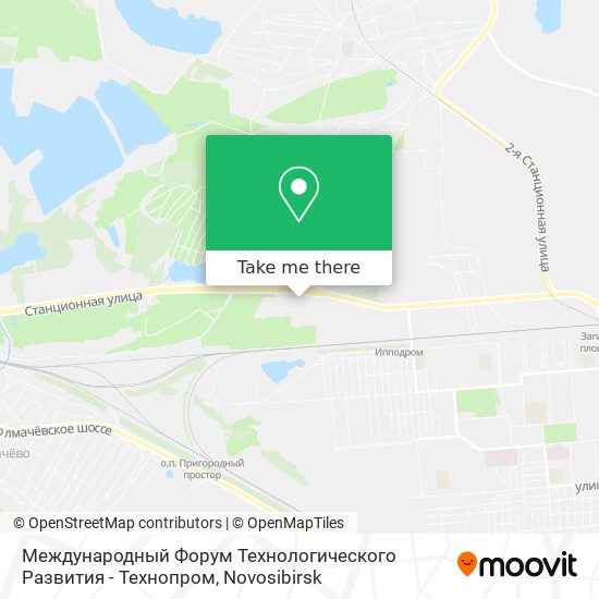 Международный Форум Технологического Развития - Технопром map