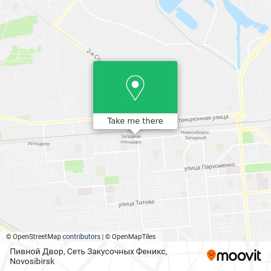 Пивной Двор, Сеть Закусочных Феникс map