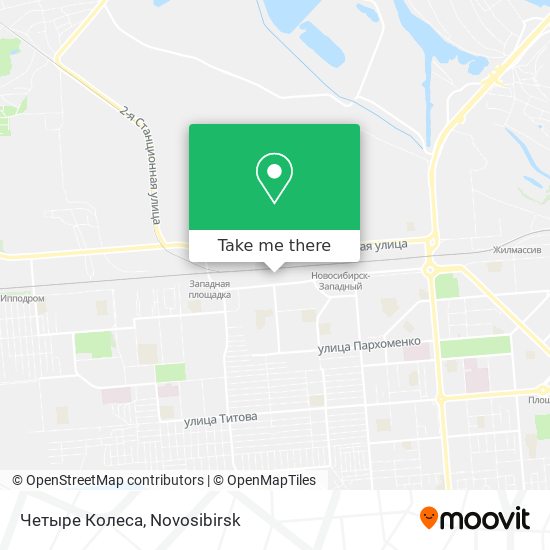 Четыре Колеса map