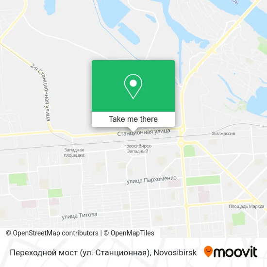 Переходной мост (ул. Станционная) map
