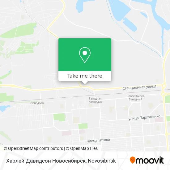 Харлей-Давидсон Новосибирск map