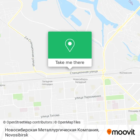 Новосибирская Металлургическая Компания map
