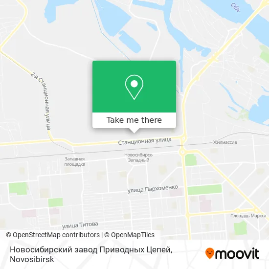Новосибирский завод Приводных Цепей map