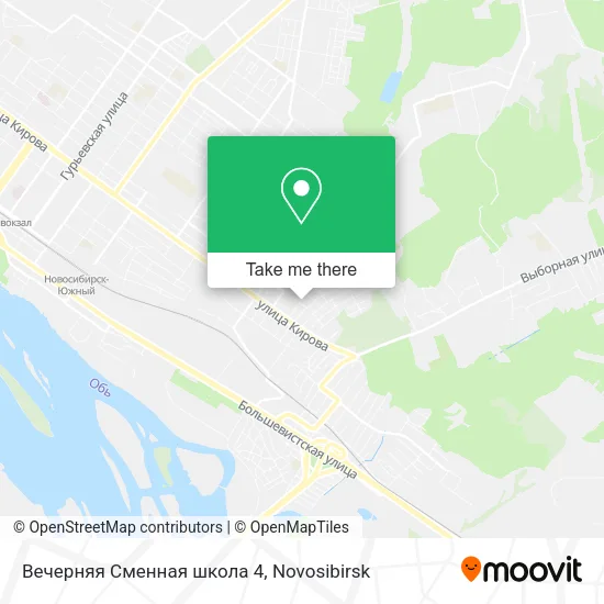 Вечерняя Сменная школа 4 map