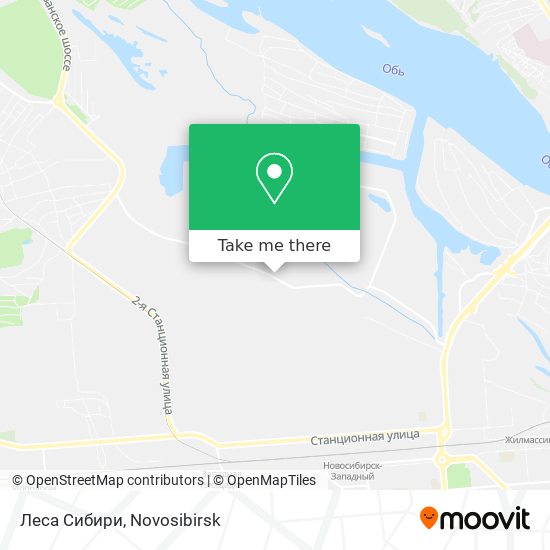 Леса Сибири map
