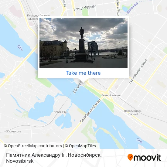 Памятник Александру Iii, Новосибирск map