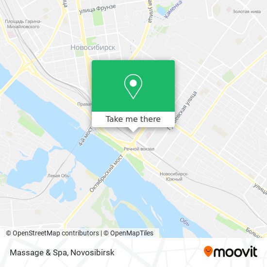 Massage & Spa map