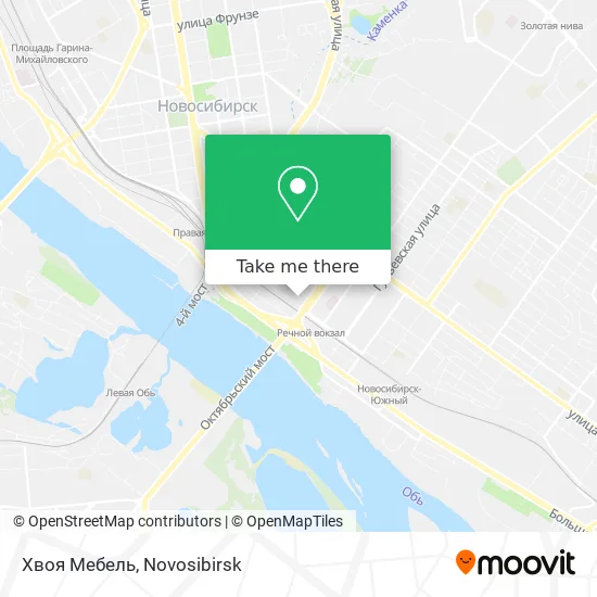 Хвоя Мебель map