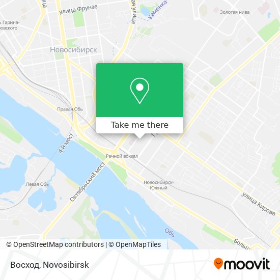 Восход map