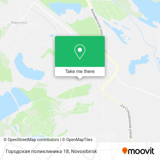 Городская поликлиника 18 map