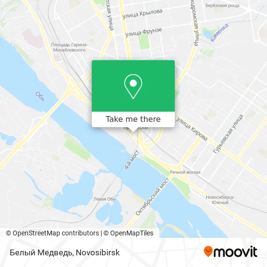 Белый Медведь map