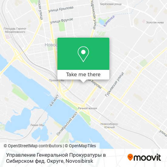 Управление Генеральной Прокуратуры в Сибирском фед. Округе map