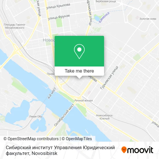 Сибирский институт Управления Юридический факультет map