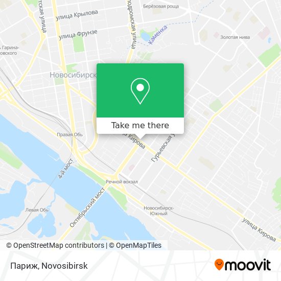 Париж map
