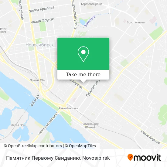 Памятник Первому Свиданию map