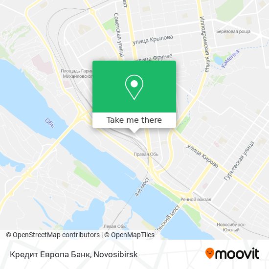 Кредит Европа Банк map