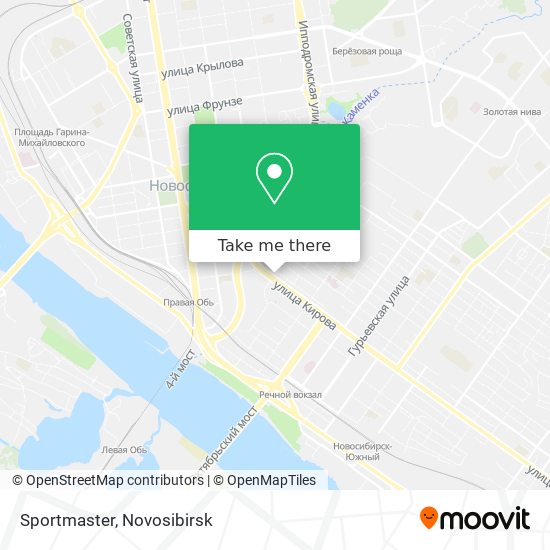 Sportmaster map
