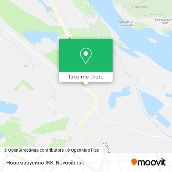 Новомарусино ЖК map