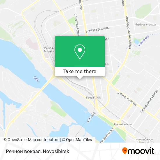 Речной вокзал map