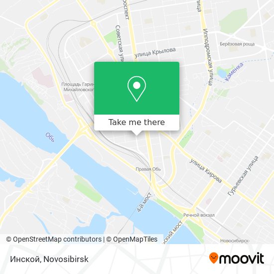 Инской map