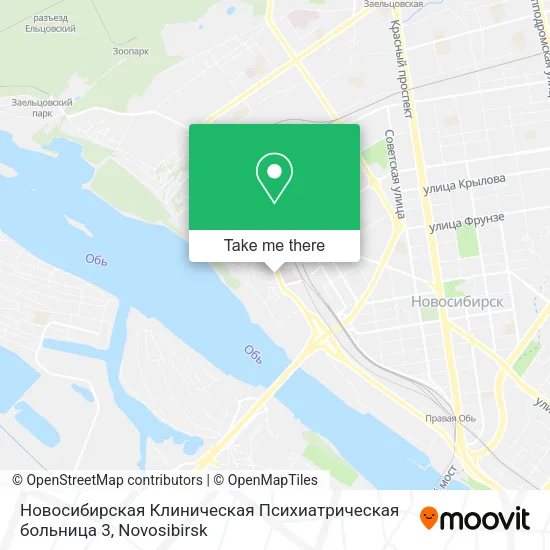 Новосибирская Клиническая Психиатрическая больница 3 map