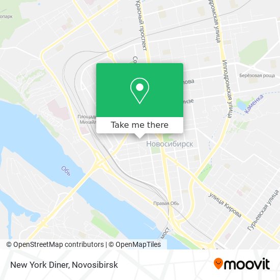 New York Diner map