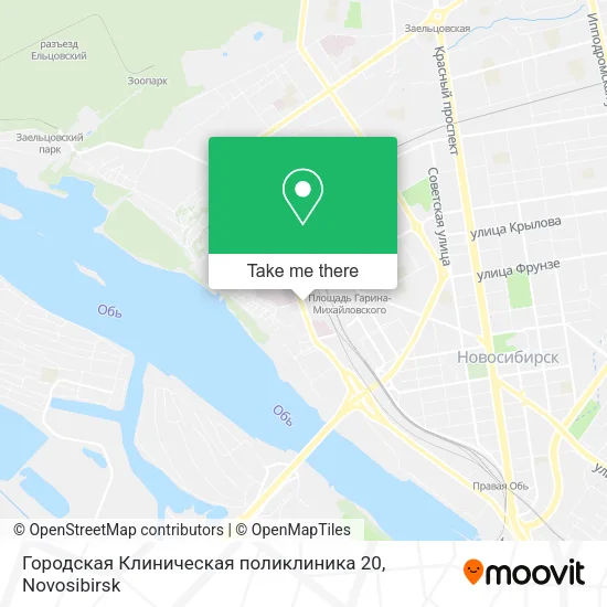 Городская Клиническая поликлиника 20 map