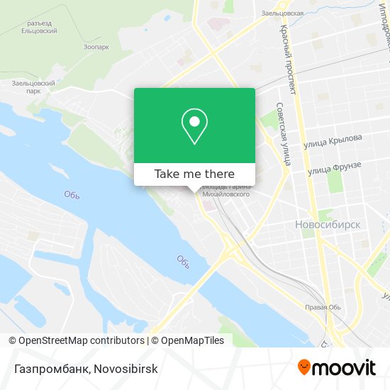 Газпромбанк map