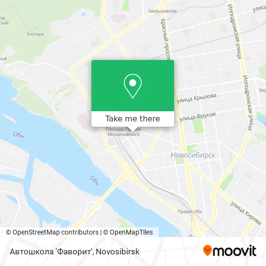 Автошкола 'Фаворит' map