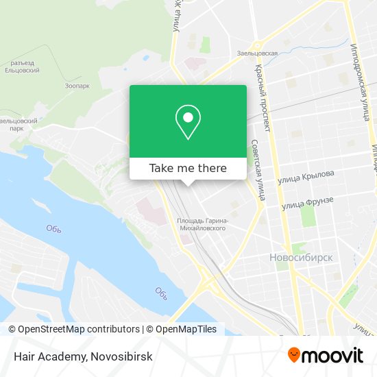 Hair Academy map