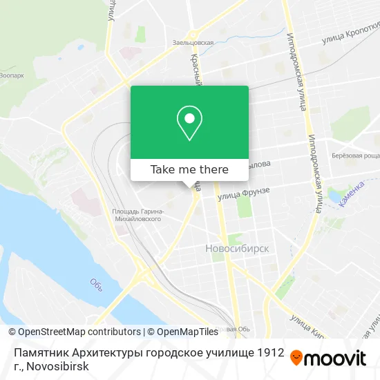 Памятник Архитектуры городское училище 1912 г. map