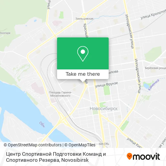 Центр Спортивной Подготовки Команд и Спортивного Резерва map