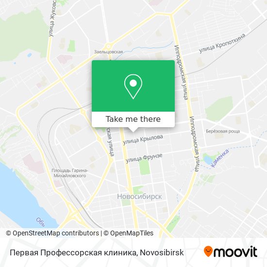 Первая Профессорская клиника map